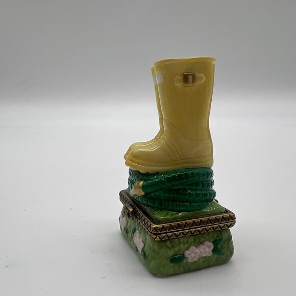 PHB Garden Boots Wellies With Gardening Gloves Trinket New Without Box - Picture 2 of 6